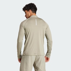 Camiseta adidas Manga Longa Zíper Gym+ - Masculina - Foto 4