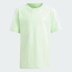 Camiseta adidas Algodão Essentials 3-Stripes - Infantil - Foto 2
