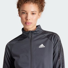 Jaqueta sem Capuz adidas Malha Estampa Animal Essentials Três Listras - Feminina - Foto 6