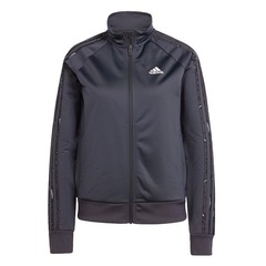 Jaqueta sem Capuz adidas Malha Estampa Animal Essentials Três Listras - Feminina - Foto 1