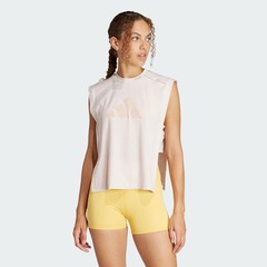Camiseta Regata adidas Logo Grande Power Performance - Feminino - Foto 2