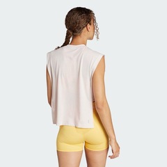 Camiseta Regata adidas Logo Grande Power Performance - Feminino - Foto 4