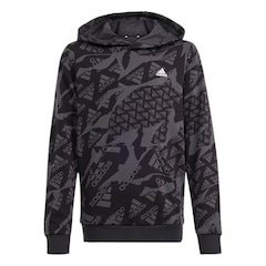 Blusão de Moletom com Capuz adidas Estampado Essentials - Infantil - Foto 1