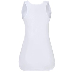 Camiseta Regata Alto Giro Skin Fit Alongada - Feminina - Foto 3