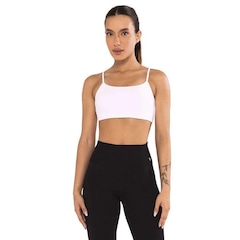 Top Fitness Alto Giro Fluxy Costas Decotada - Feminino - Foto 1