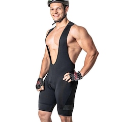 Bretelle de Ciclismo Poker Roar com Forro em Gel - Unissex - Foto 4