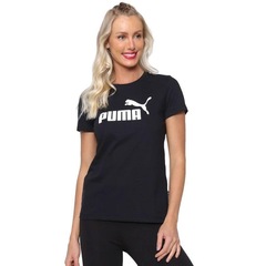 Camiseta Puma Essentials Logo - Feminina - Foto 3