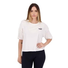 Camiseta Puma Ess Cropped Small Logo - Feminina - Foto 3