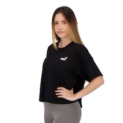 Camiseta Cropped Puma Small Logo - Feminina - Foto 4