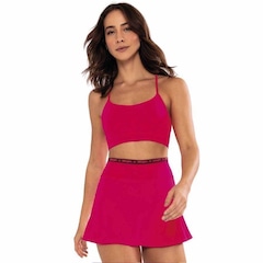 Top Fitness Alto Giro Hyper Alcinhas Costas - Feminino - Foto 1