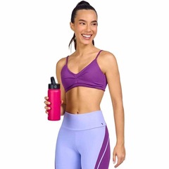 Top Fitness Alto Giro Hyper Costas Decotada - Feminino - Foto 3
