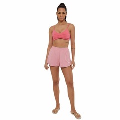 Top Fitness Alto Giro Hyper Costas Decotada - Feminino - Foto 2