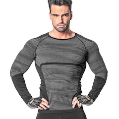 Camiseta Térmica Poker Manga Longa Skin Power Plus - Unissex - Foto 1
