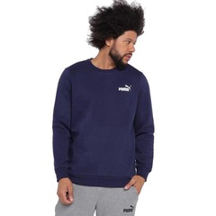 Blusão de Moletom Puma M Essentials Small Logo - Masculino - Foto 3