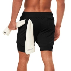 Shorts Hupana Compressão Bolso - Masculino - Foto 2