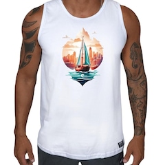 Camiseta Regata WSS Brasil City Sail Horizon Prime - Masculina - Foto 1