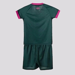 Kit de Futebol do Fluminense III 2023 Umbro - Infantil - Foto 2