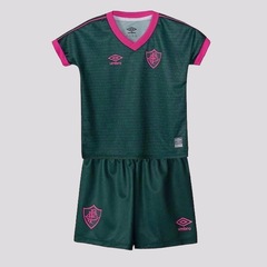 Kit de Futebol do Fluminense III 2023 Umbro - Infantil - Foto 1