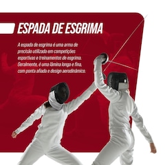 Espada de Esgrima Punho Francês Profissinal Fie - Absolute - Foto 5