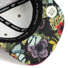 Boné Aba Reta Lost Fitão Adão e Eva Floral - Strapback - Adulto - Foto 4