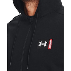 Blusão de Moletom Under Armour Baseline Full-Zip - Masculino - Foto 3
