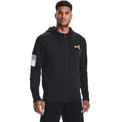 Blusão de Moletom Under Armour Baseline Full-Zip - Masculino - Foto 1