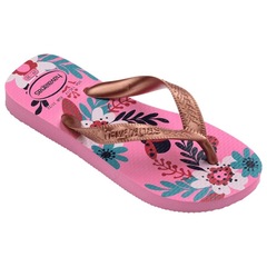 Chinelo Havaianas Kids Flores - Infantil - Foto 2