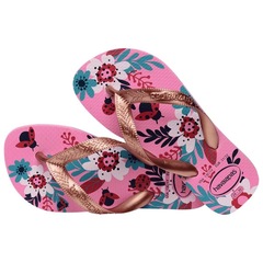 Chinelo Havaianas Kids Flores - Infantil - Foto 4
