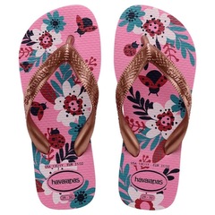 Chinelo Havaianas Kids Flores - Infantil - Foto 1