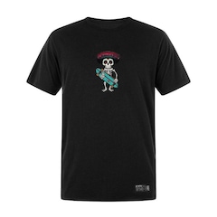 Camiseta Plus Size WSS Brasil Skull Skate Prime - Masculina - Foto 1