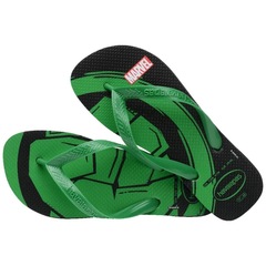 Chinelo Havaianas Top Marvel Logomania Menino - Foto 4