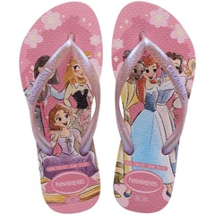 Chinelo Infantil Havaianas Slim Princess Menina - - Foto 1
