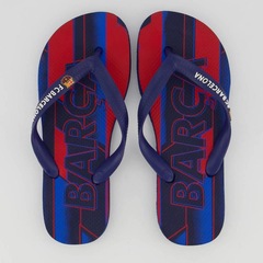 Chinelo do Barcelona Blue - Infantil - Foto 1