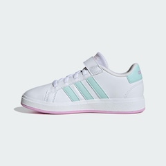 Tênis adidas Grand Court Elastic Lace And Top Strap - Infantil - Foto 3