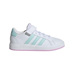 Tênis adidas Grand Court Elastic Lace And Top Strap - Infantil - Foto 1
