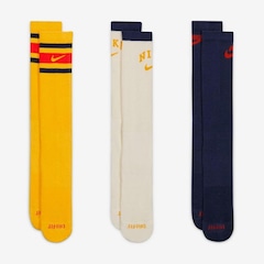 Kit de Meias Cano Longo Nike Everyday Plus com 3 Pares - Adulto - Foto 1