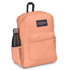 Mochila Jansport Cross Town Peach Neon - 26 Litros - Foto 4