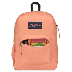 Mochila Jansport Cross Town Peach Neon - 26 Litros - Foto 6