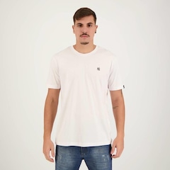 Camiseta New Era mlb New York Yankees Mini Logo Bordada - Masculina - Foto 1