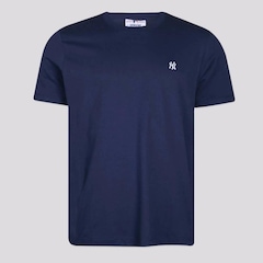 Camiseta New Era mlb New York Yankees Mini Logo Bordada - Masculina - Foto 1