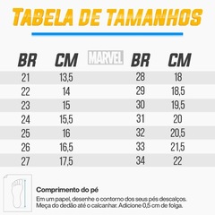 Chuteira Futsal Dray Marvel Original sem Cadarço - Infantil - Foto 4