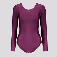 Maiô Fila Body Basic Manga Longa - Feminino - Foto 1