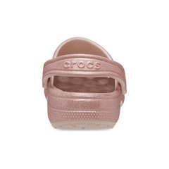 Sandália Crocs Classic Glitter Clog Quartz Glitter - Infantil - Foto 7