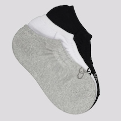 Kit de Meias Cano Invisível Olympikus Tripack com 3 Pares - Adulto - Foto 1