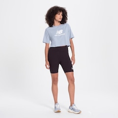 Camiseta New Balance Cropped Essentials - Feminina - Foto 5