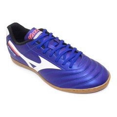 Chuteira Futsal Mizuno Morelia Club In + Meião Color Sports - Adulto - Foto 2