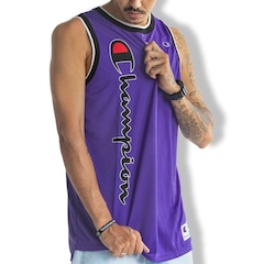 Camiseta Regata Champion Brasil Jersey Basket Script Street - Masculina - Foto 3