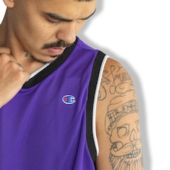 Camiseta Regata Champion Brasil Jersey Basket Script Street - Masculina - Foto 4