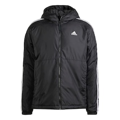 Jaqueta com Capuz adidas Insulated Essentials 3-Stripes - Masculina - Foto 1