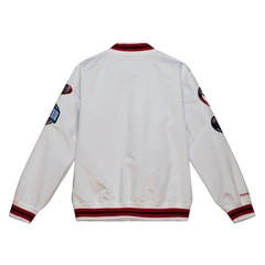 Jaqueta Mitchell & Ness City Collection Lightweight Satin Chicago Bulls  - Masculina - Foto 2